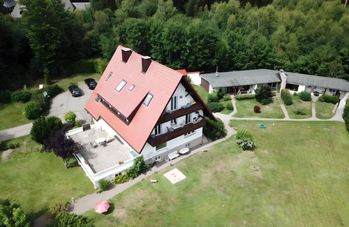 Grafenhausen House | Bungalow 'Angela' with Private Terrace, Shared Garden and Wi-Fi