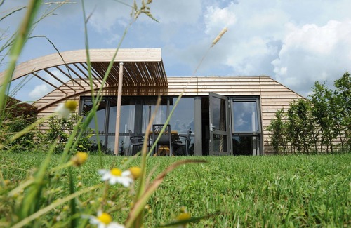 Heeten House | Bungalow with decorative fireplace, on farm