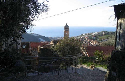 Pompeiana Apartment | Bungalow with terrace and pool with sea view