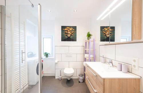 Rothenburg ob der Tauber Apartment | Bunter Hund Apartments - Hund, Parkplatz, Wintergarten
