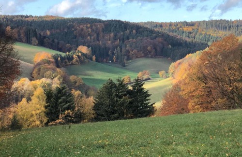 Gammelsbach Apartment | Burg Freienstein Blick 4 Sterne mit Sauna