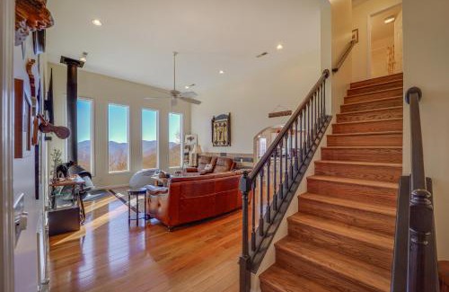 Burnsville House | Burnsville Retreat with Hot Tub and Mountain Views!