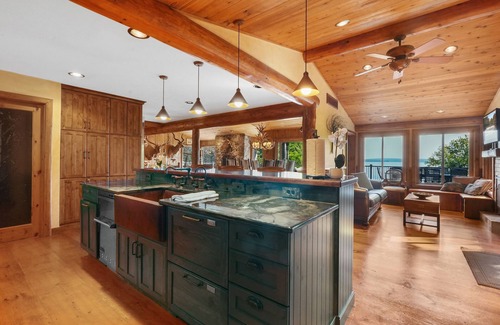 Brutus House | BURT LAKE RETREAT - 200 Feet of Private Waterfront - 5 Bedrooms and 3.5 Baths