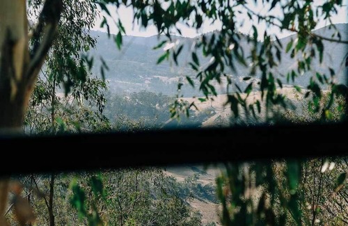 Bagdad House | Bus & Hot Tub Secluded Eco Forest Retreat