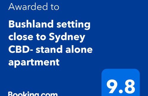 Lane Cove North Apartment | Bushland setting close to Sydney CBD- stand alone apartment