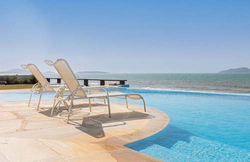 Praia Rasa Villa | Buz043 - Luxury villa with sea front pool in Buzios