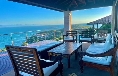Joao Fernandes House | Buzios, casa inteira de frente para o mar em Joao Fernandes, fabulosa, a melhor vista, Mansão Bella Vista