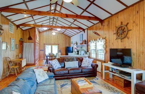 Isle of Palms House | By Boat Only. The Smiley Face House