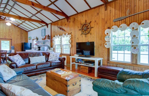 Isle of Palms House | By Boat Only. The Smiley Face House