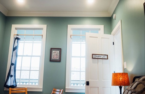 Bywater Bed & Breakfast | "Bywater Breeze" Private upstairs bedroom, kitchenette, full bathroom, & balcony