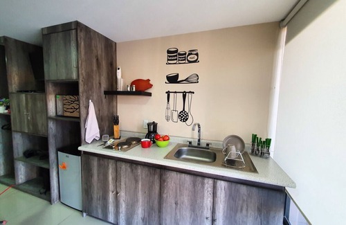 Ciudad Lopez Mateos Apartment | C3-S01 EXECUTIVE SUITE at ITESM CEM Furnished Suite Equipped Kitchen Parking