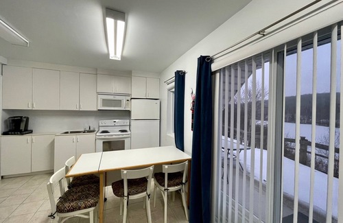 Ferme-Neuve Apartment | Unit C - Studio Private/Beachfront/Kayaks,/Starlink Internet