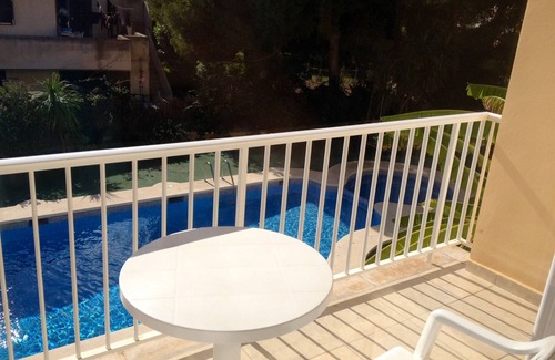 Son Baulo Apartment | Ca n'Antonia 092 flat with swimming pool, balcony, air conditioning and WiFi