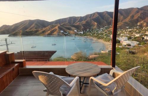 Taganga Apartment | Cabañas Annapurna - jacuzzi privado con espectacular vista