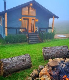 Cambara do Sul Ski Chalet | Cabana Alpaca - Hidro, Lareira e Privacidade