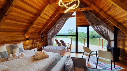 Nova Petropolis Ski Chalet | Cabana Terra - Cabanas Recanto do Lago