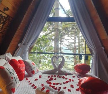 Nova Petropolis Apartment | Cabanas da Mata Com Vista para as Montanhas na Serra Gaúcha