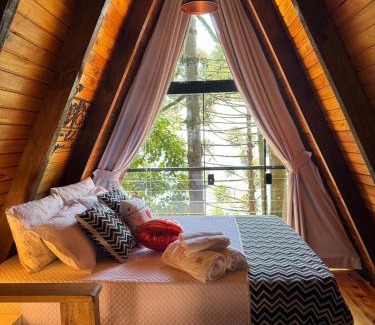 Nova Petropolis Apartment | Cabanas da Mata Com Vista para as Montanhas na Serra Gaúcha