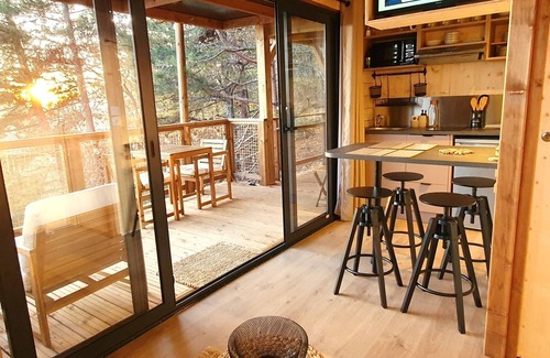La Batie-Neuve Ski Chalet | Cabane Perchée Avec SPA Privatif - Belle vue Entre Gap et le lac de Serre-ponçon