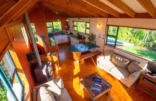Mokihinui Cottage | Cabbage Tree Cottage - Beautiful home, stunning location. Pet-friendly.