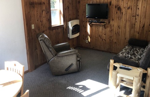 Hines Resort | Cabin 5 Family/Pet Friendly Resort Amenities Dock Fishing Beach Resort Amenities