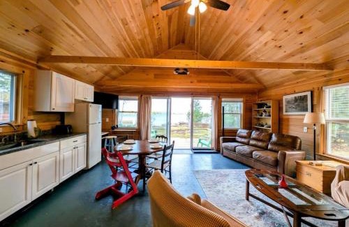 Franklin House | Cabin and Canvas Lakefront Retreat family beach 1dog fire pit