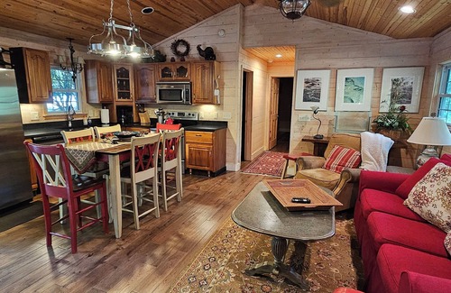 Highlands Cabin | Cabin Bascom - Walk to town, tankless hot water heater and new central HVAC!n