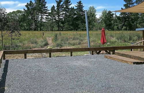Solway RV Rental | Cabin by pond & camping option