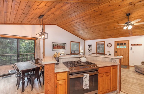 Dorrington Cabin | Cabin close to Bear Valley Game Room,Pets,EV Friendly Rec Center Access