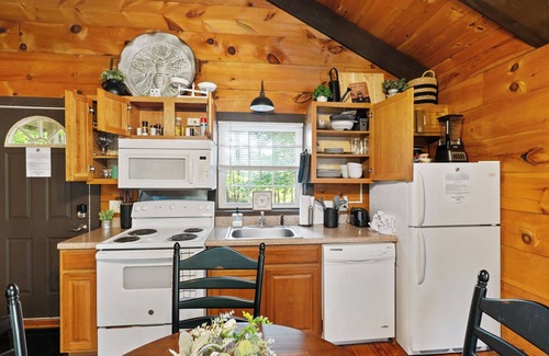 Sautee Nacoochee Cabin | Cabin Getaway Hot Tub + Deck Near Helen