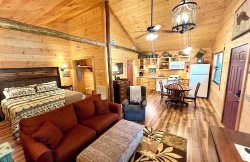 Mountain View Cabin | Cabin in town, walking distance to courthouse square.