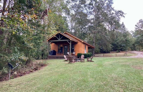 Fort Gaines Cabin | Cabin on water-dock-slip-fishing-amazing sunsets-Book your summer stay-pets YES!