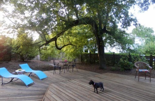 North Carolina Coast House | Cabin Style Home, 2 bed/2bth, fenced yard, deck, Pet Friendly, 1 mile to beach!