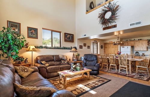 Fish Haven Cabin | Cabin-style home with deck, patio, & amazing view - near Bear Lake