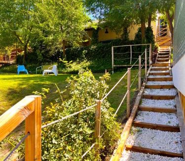 San Martin de la Vega House | Cabin with pool and garden