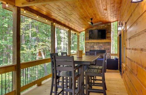 Blue Ridge House | Cabin with Hot Tub and Sauna 5 Mi to Dtwn Blue Ridge!