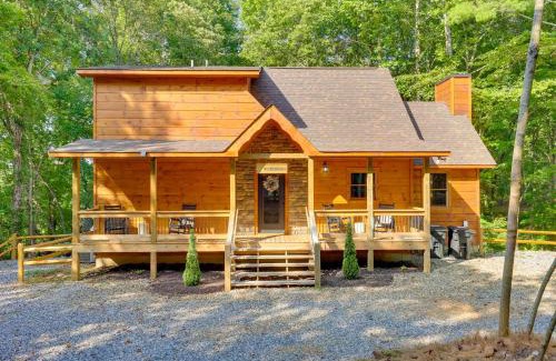 Blue Ridge House | Cabin with Hot Tub and Sauna 5 Mi to Dtwn Blue Ridge!