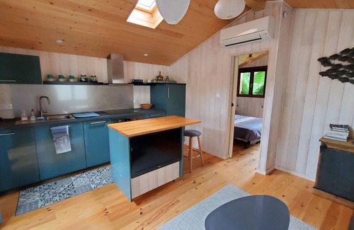 Cap-Ferret Cabin | Cabin with private terrace in a garden in the center of Cap Ferret