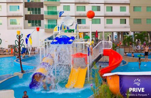 Do Turista Apartment | Caldas Novas - Prive Riviera Hotel - Parque 24 Horas - Centro