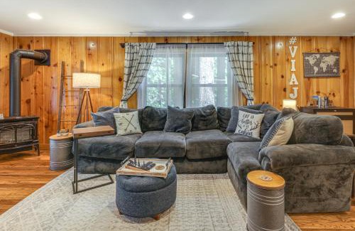 Long Barn House | California Mountain Cabin with Lake Access and Deck!