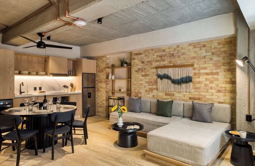 Roma Norte Apartment | Caliza Roma | Premium Residence w/Balconies & SPA