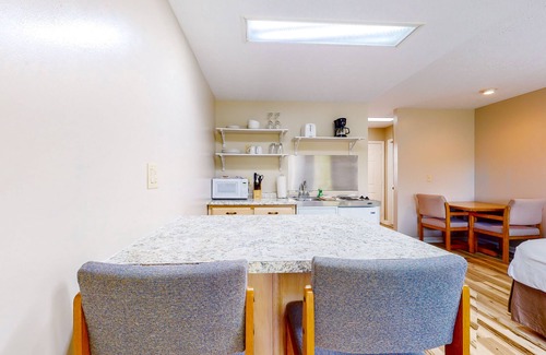 Baneberry Apartment | Calm, dog-friendly studio with patio, gym, game room & picnic area - near lake
