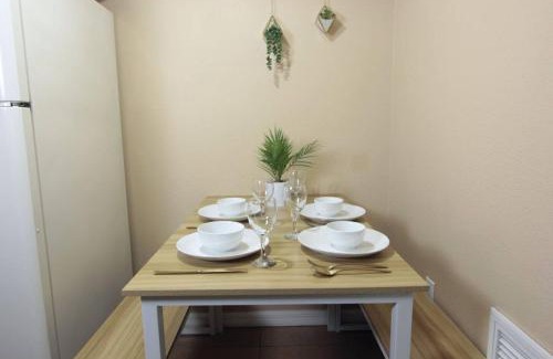 Arlington Park Apartment | Calm Japandi Retreat With Patio, Near Downtown