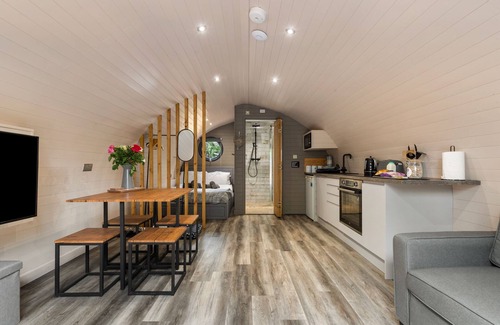 St. Florence House | Calon Glamping Pod With Pond Views