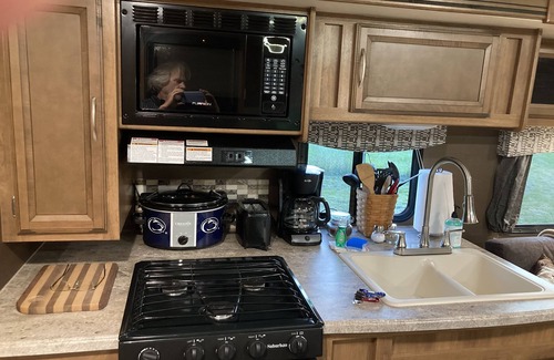State College House | Camper in a private spot less than ten minutes from Beaver Stadium and PSU!