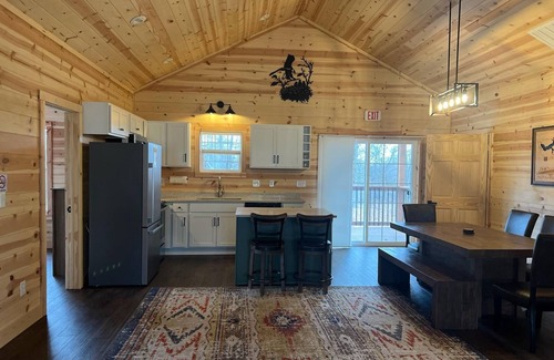 Brookville Cabin | Campfire/grill/full-kitchen, Cabin near Brookville Lake