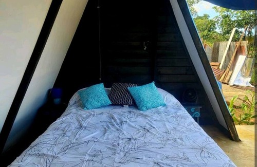 La Suiza RV Rental | Campground glamping with full kitchen and amazing view of the Turrialba Volcano.