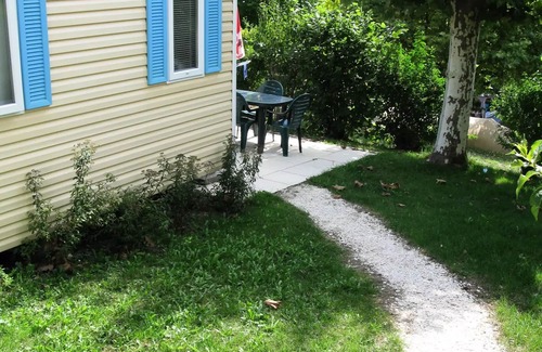 Villefranche-du-Perigord House | CAMPING THE BASTIDE * - Mobile Home 1 bedroom with sanitary ASTRIA 17,3 m2 2 people