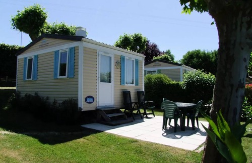 Villefranche-du-Perigord House | CAMPING THE BASTIDE * - Mobile Home 1 bedroom with sanitary ASTRIA 17,3 m2 2 people