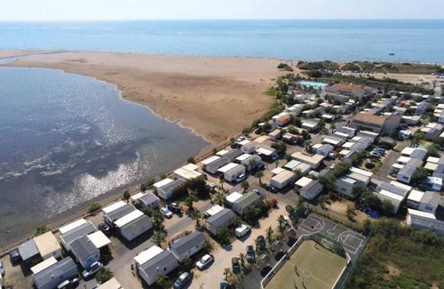 Serignan-Plage House | Camping 4 étoiles - Piscine - ccb0b0i